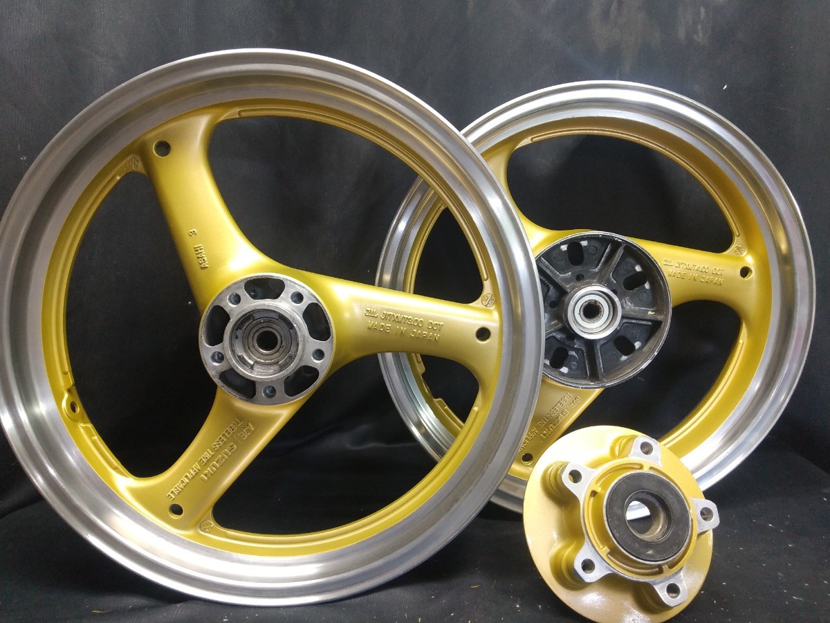 GSX400インパルス ホイールセット ゴールド インパルス GK79A(セット