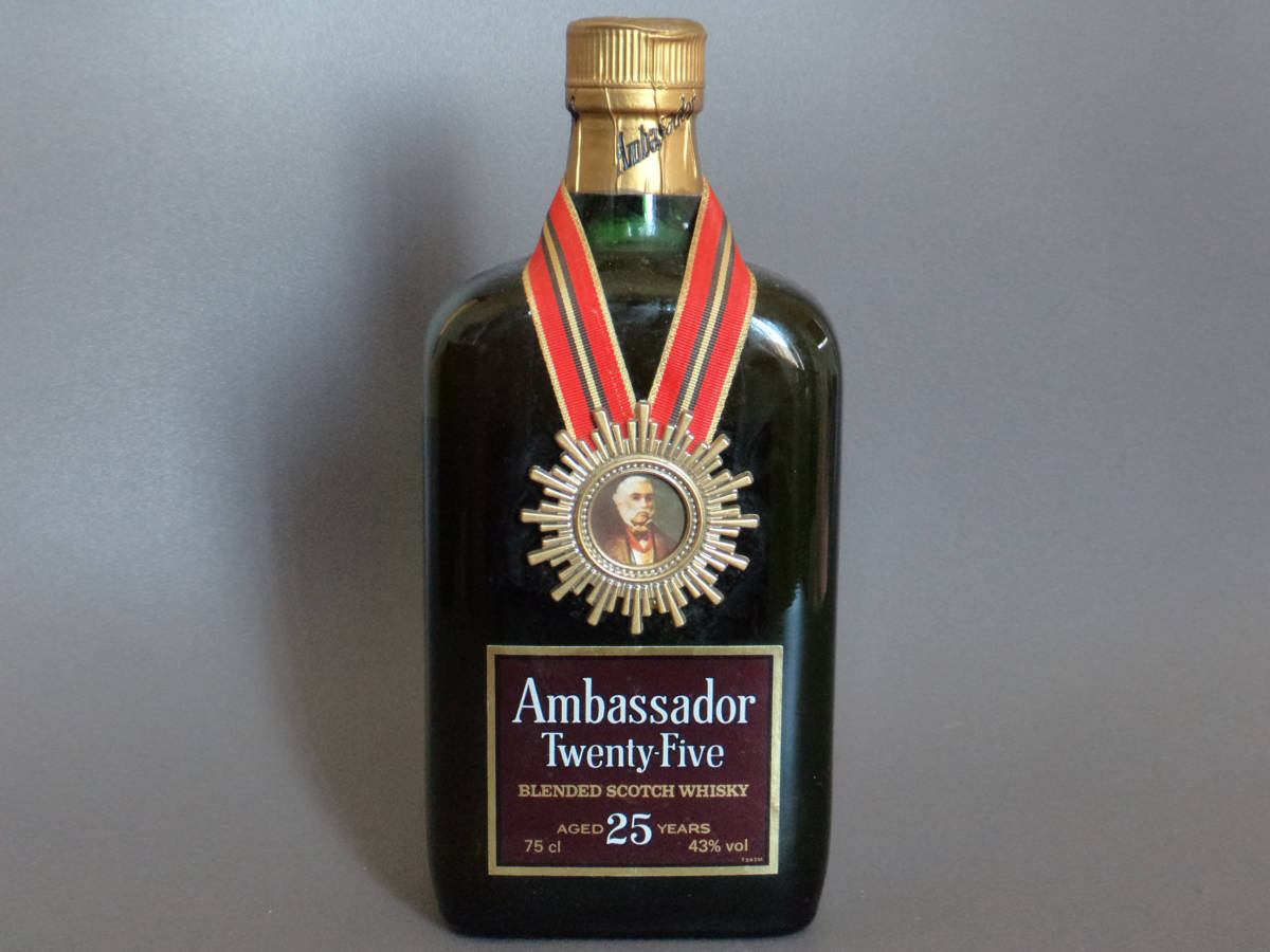 アンバサダー AMBASSADOR 25年 750ml スコッチ　ウイスキー 【古酒】_画像1