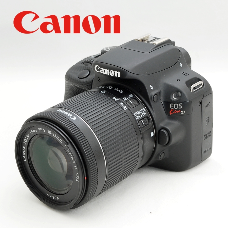 豪奢な キヤノン Canon EOS Kiss X7 レンズキット 一眼レフ カメラ中古