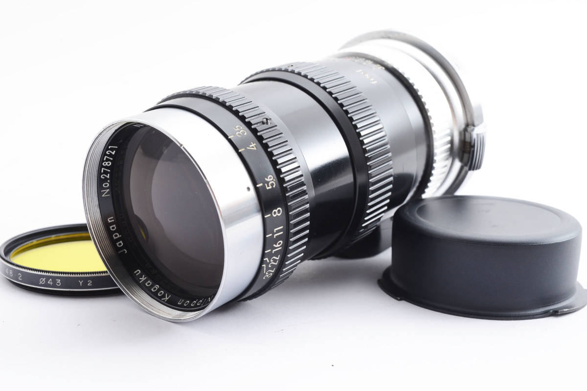 ★フィルター付☆【美品】ニコン Nikon Nippon Kogaku NIKKOR-Q 13.5cm F3.5 Sマウント★☆#20366_画像1