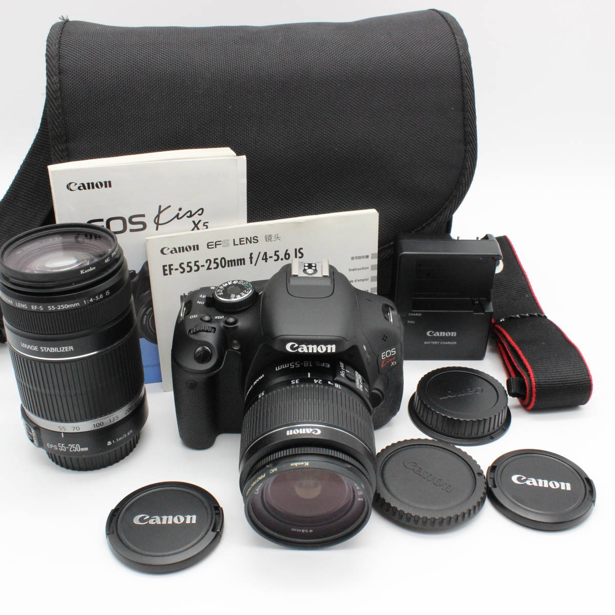 ランキングや新製品 X5 Kiss EOS Canon CANON □ほぼ新品□ ダブル