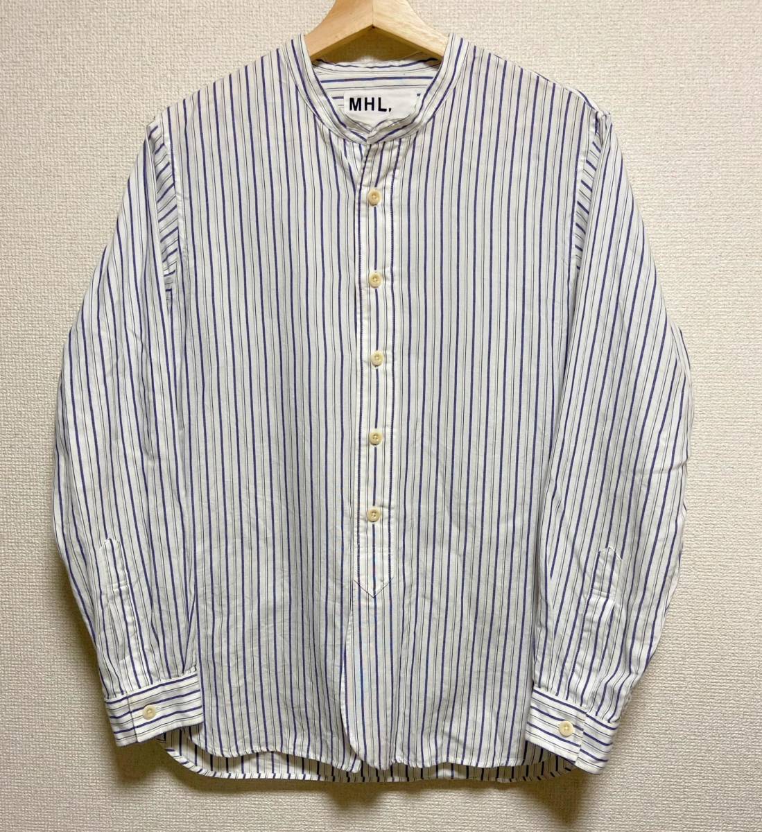  beautiful goods Margaret Howell band color shirt size S stripe MARGARET HOWELL MHL