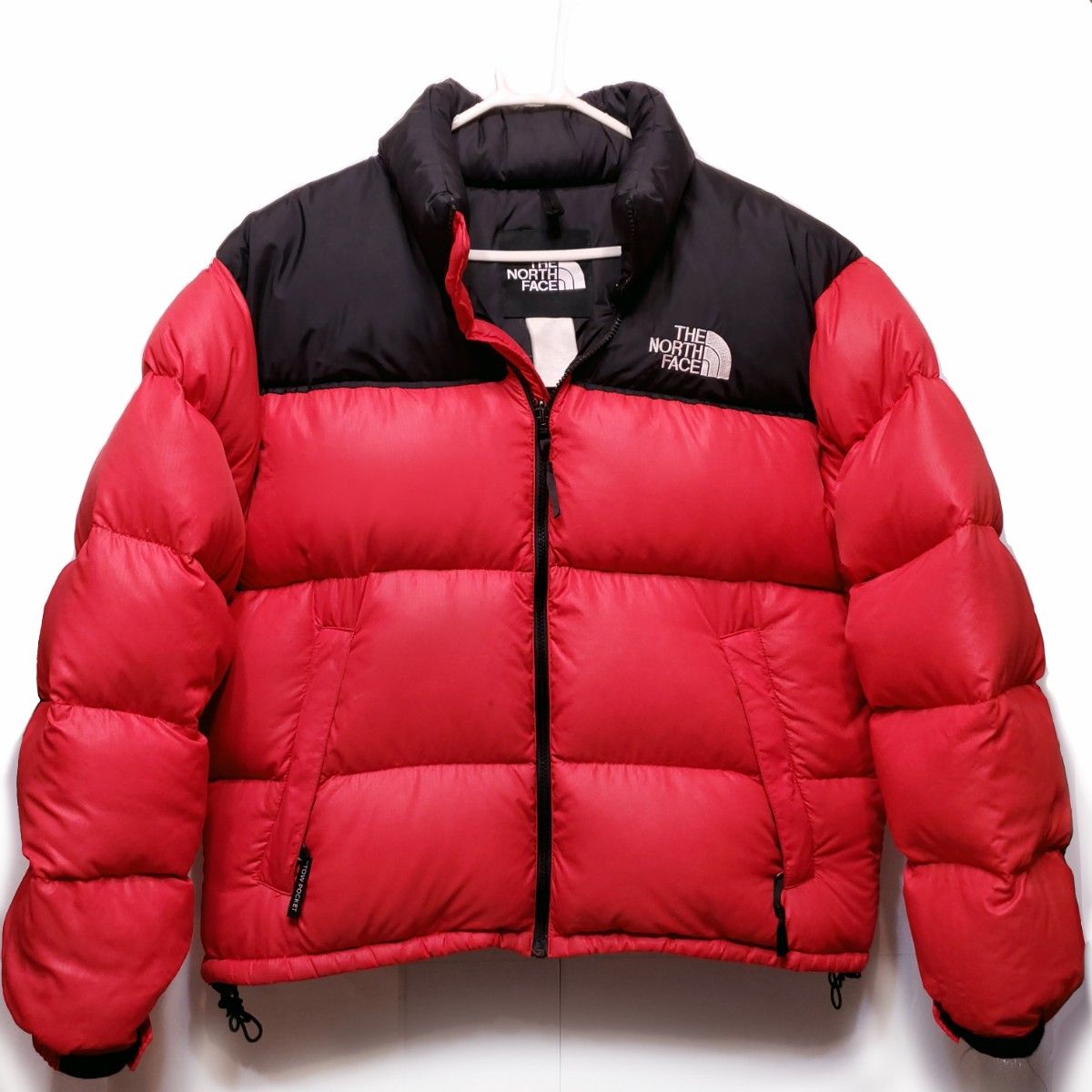 The north face ダウンジャケット 赤 黒 Yahoo!フリマ(旧)-