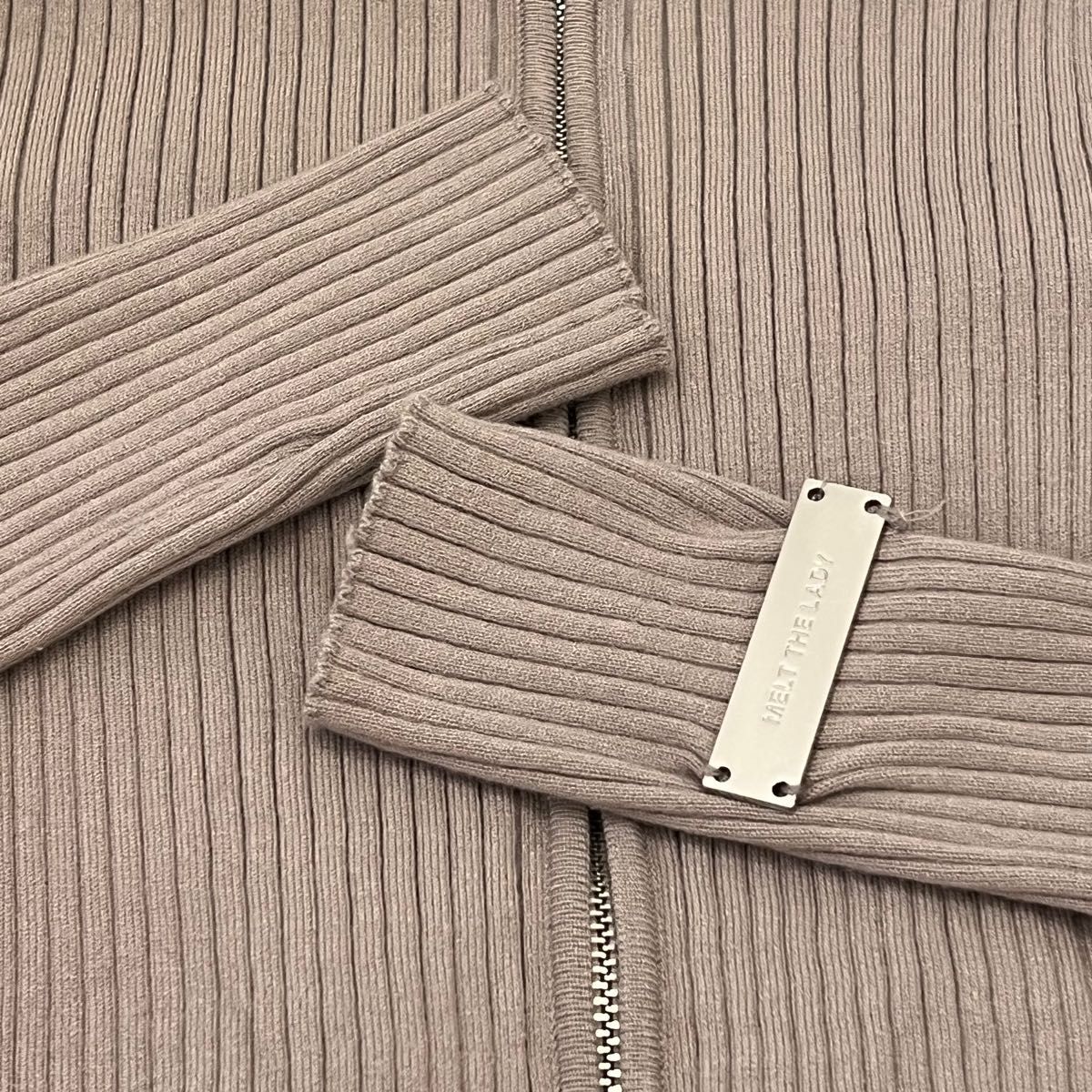 めろこ様専用】melt the lady メルトザレディ zip hoodie knit めろこ様専用】melt the lady メルトザレディ zip hoodie knit