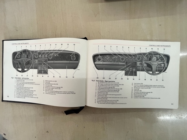 1989~1991y Bentley турбо R английская версия инструкция по эксплуатации прекрасный товар 