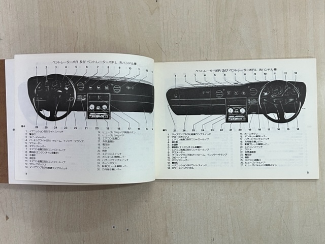 1986～1989ｙ　ロールスロイス　シルバースパ シルバースピリット ベントレーターボR　ディーラー車 取扱説明書 コーンズ _画像5