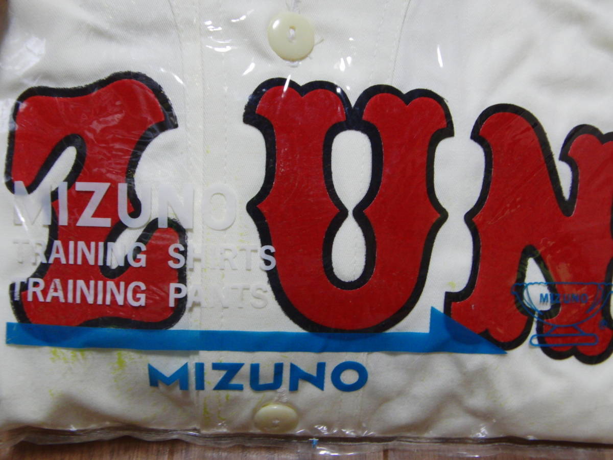 未使用品レトロ MIZUNO 野球ユニフォーム 古道具時代物昭和コレクション処分 アンティークインテリアビンテージの画像8