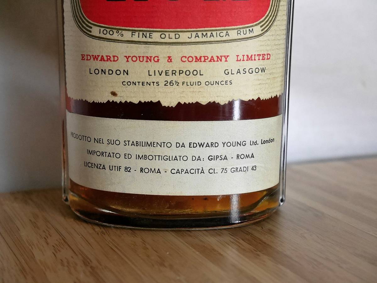 . direction Young*s Blue Mountain Jamaican Rum 43 times 750ml,...1960 period previous thing 