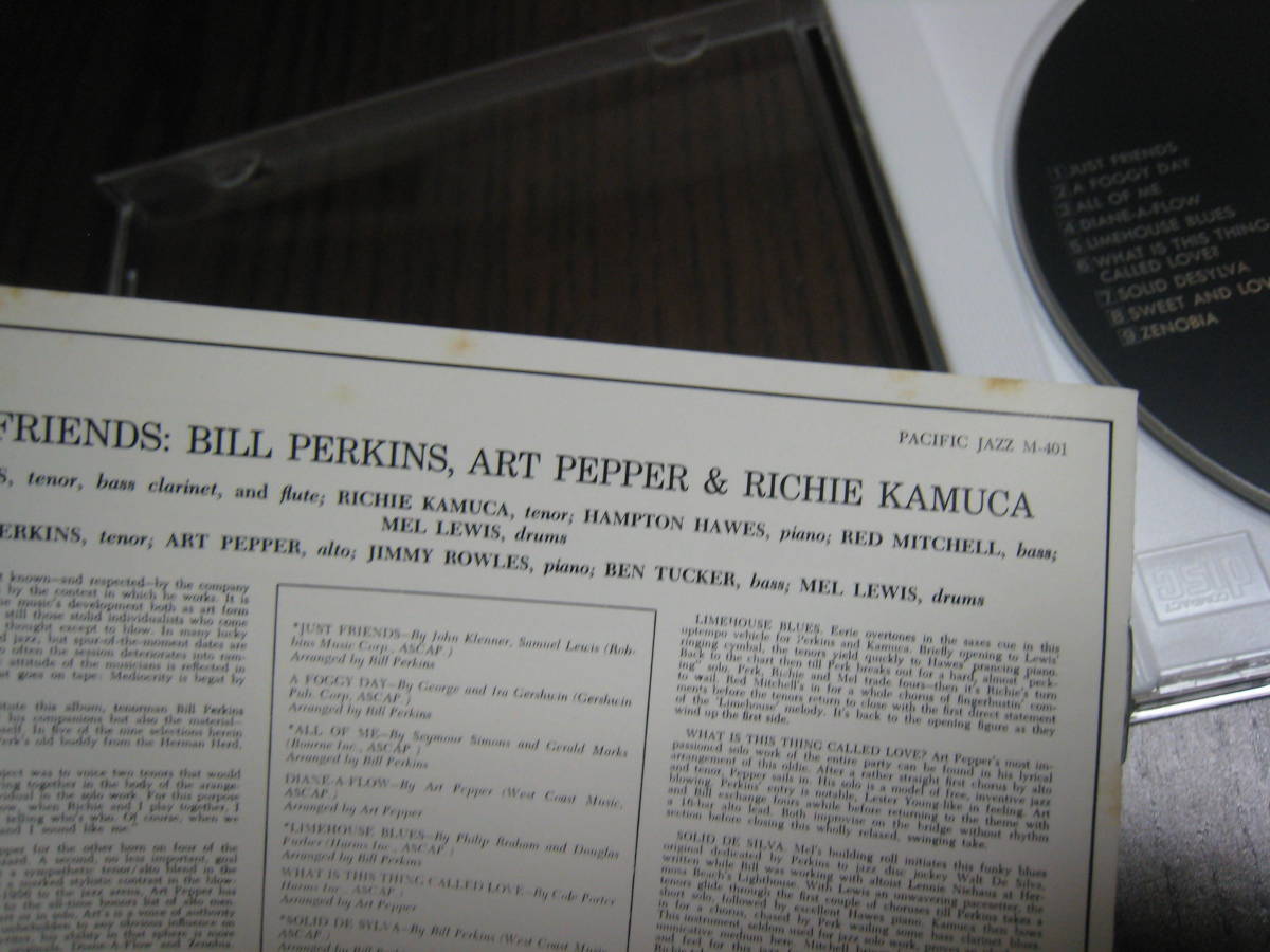 ビル・パーキンス Bill Perkins CD『ジャスト・フレンズ Just Friends』_画像6