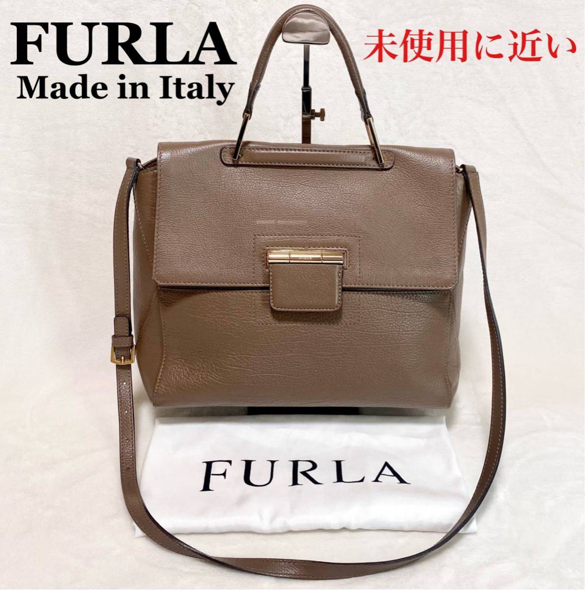 男性に人気！ フルラ 極美品！FURLA イタリア製 A4サイズ収納可能