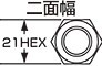 ▼/ 貫通　キャラバン　テラノ　エルグランド　24個 6穴車　M12x P1.25 21HEX メッキ　市販・社外アルミホイールに　純正スチールに_画像7