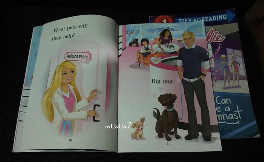 *[ книга с картинками ]Barbie* Barbie * животное больница * художественная гимнастика * иностранная книга *2 шт. комплект 