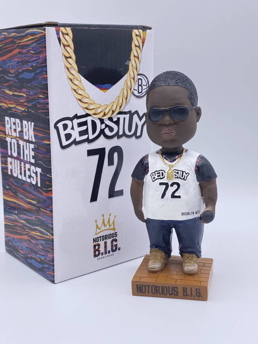 ノトーリアス・B.I.G. ベッドスタイ ボブルヘッド BED STUY Notorious B.I.G. BOBBLEHEAD ビギー フィギュア biggie 人形