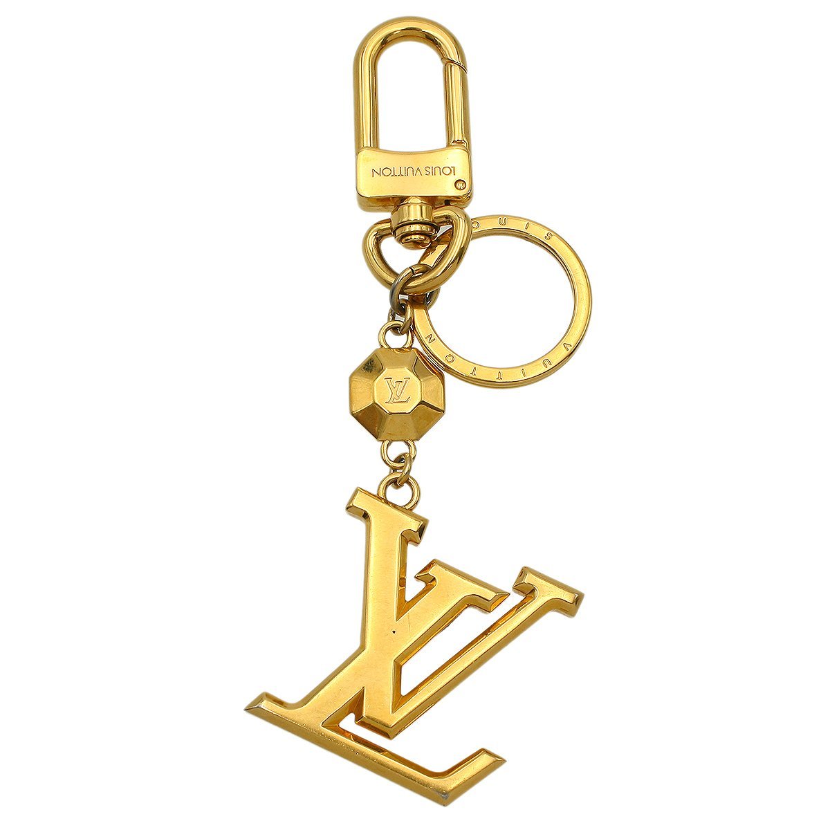 ☆B2114 美品!! ルイヴィトン ポルト クレ LV ファセット キーリング