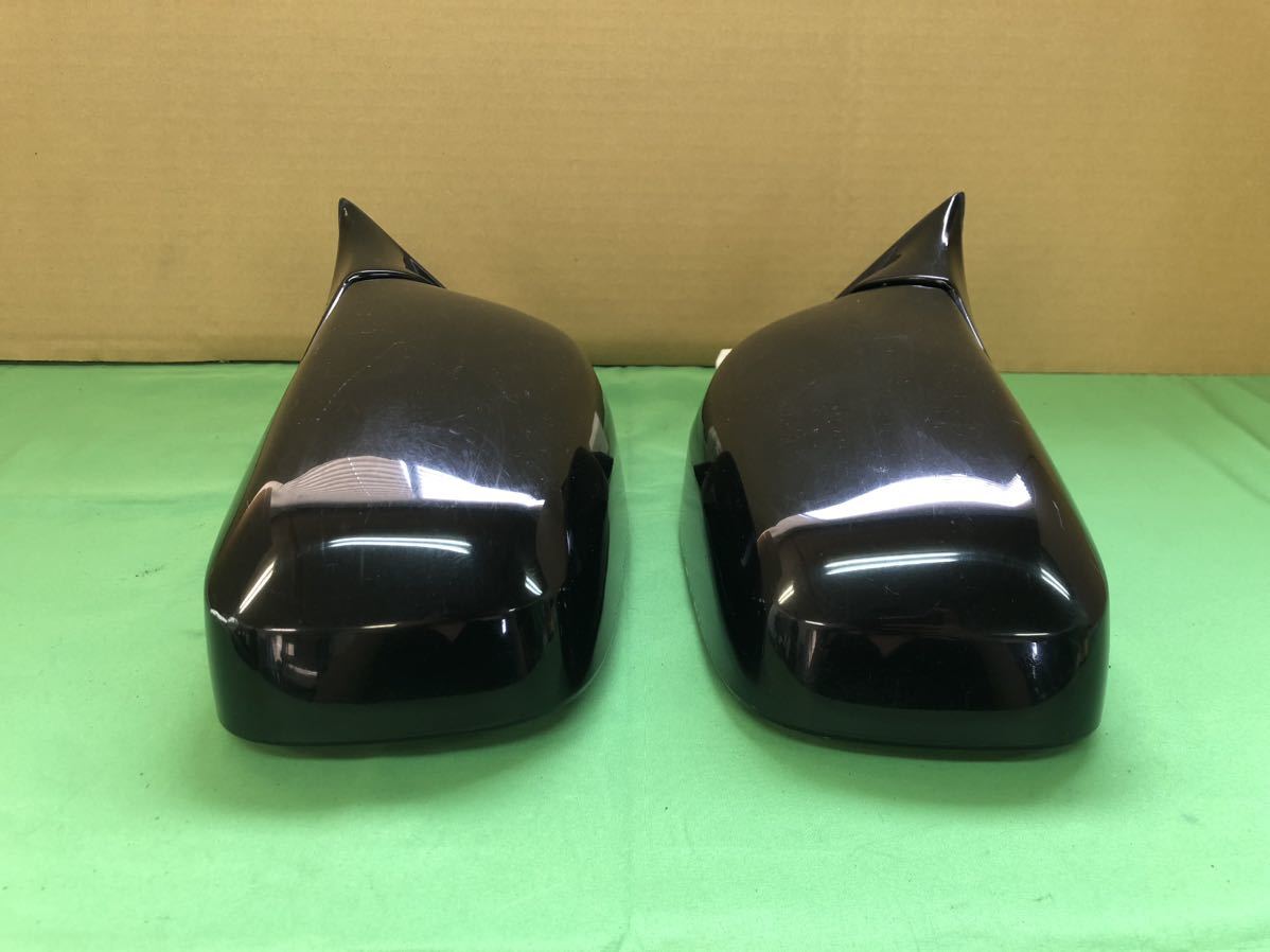 KH045 中古 トヨタ セルシオ UCF20 UCF21 後期 純正 ドアミラー サイドミラー 左右 セット カラー ブラック 黒 202 動作保証 010132_画像2