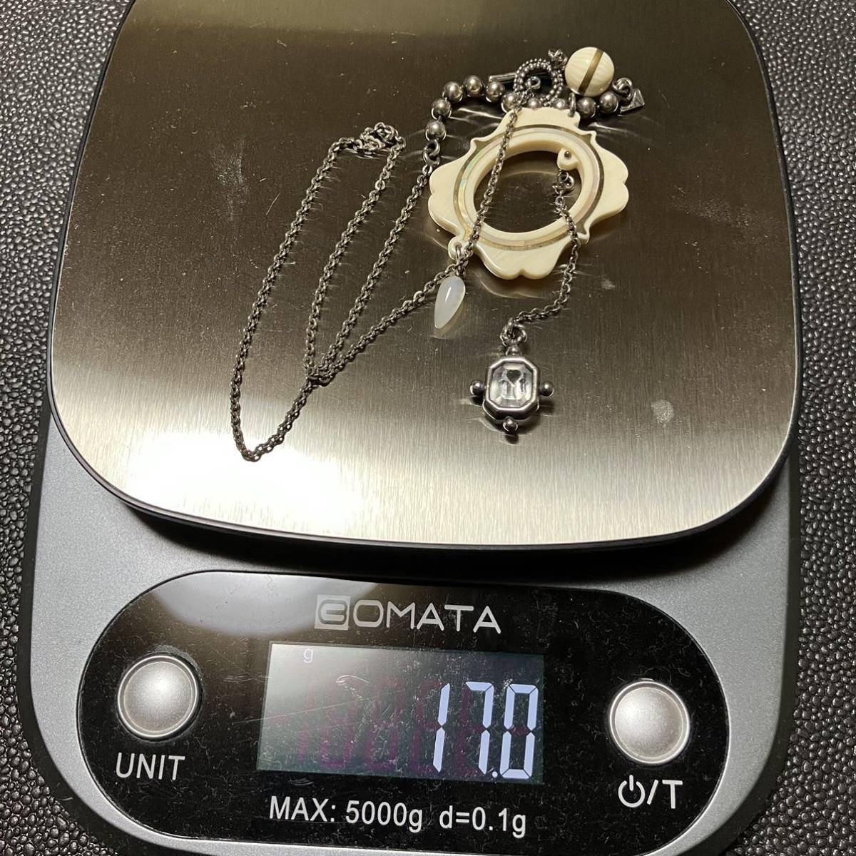 【ws2090】美品 GEM KINGDOM ジェムキングダム SV925 ネックレス シェル 貝 三葉 クローバー アシンメトリー シルバー silver 【ws2090】美品 GEM KINGDOM ジェムキングダム SV925 ネックレス シェル 貝 三葉 クローバー アシンメトリー シルバー silver