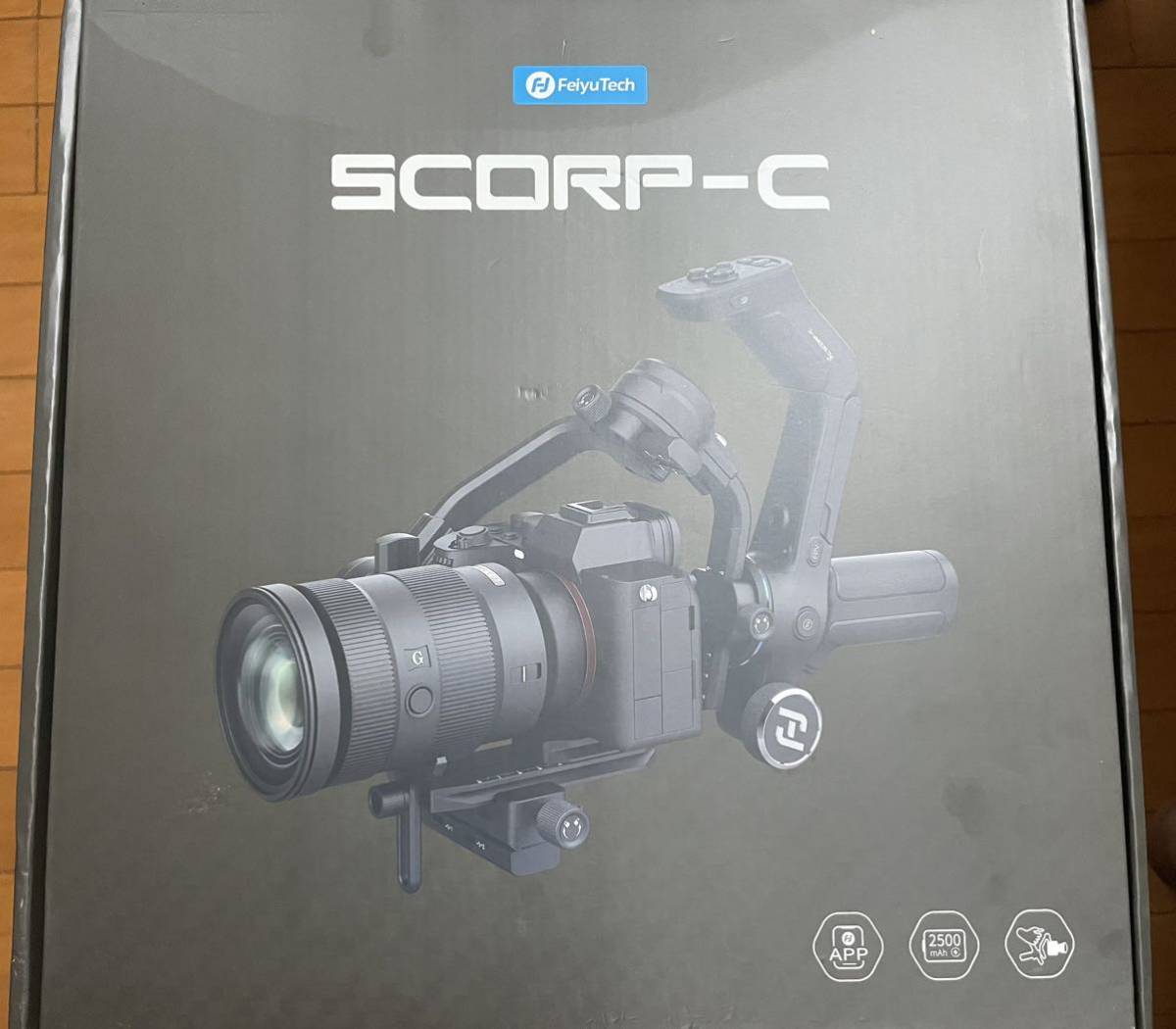 激熱 feiyutech scorp-c ３軸ジンバル カメラ スタビライザー 元箱