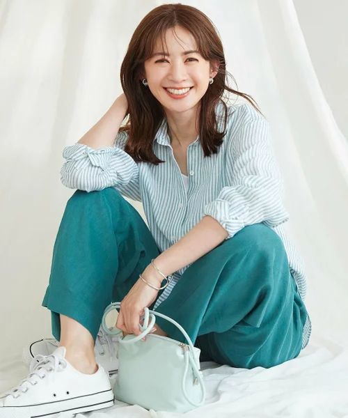 23区大きいサイズ44今夏新作高垣麗子さん着【CLASSY. 9月号掲載