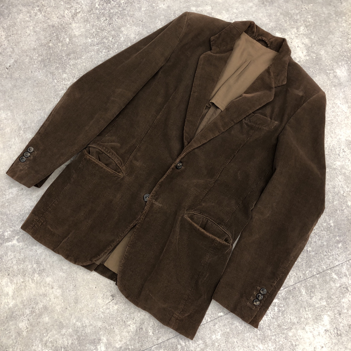 ● Maison Martin Margiela メゾン マルタン マルジェラ 05AW corduroy jacket コーデュロイ ジャケット テーラード ブラウン 茶色 104_画像1