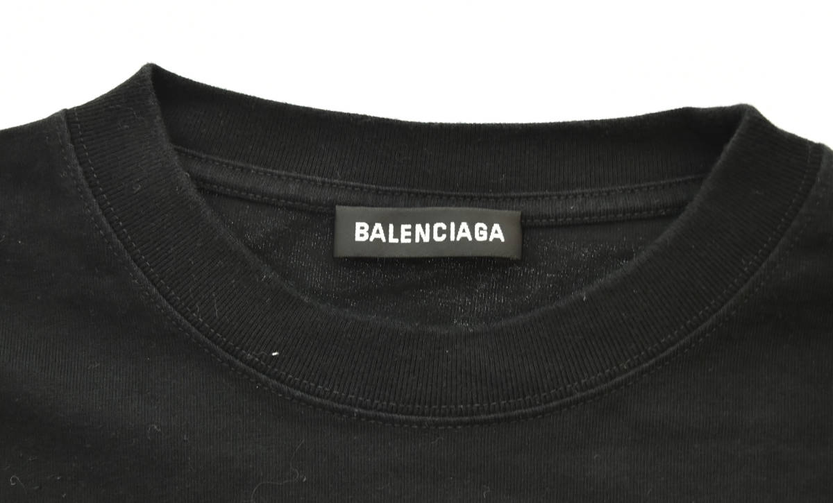 ◯ BALENCIAGA バレンシアガ ロゴ プリント 半袖Tシャツ CA00985 ◯ BALENCIAGA バレンシアガ ロゴ プリント 半袖Tシャツ CA00985
