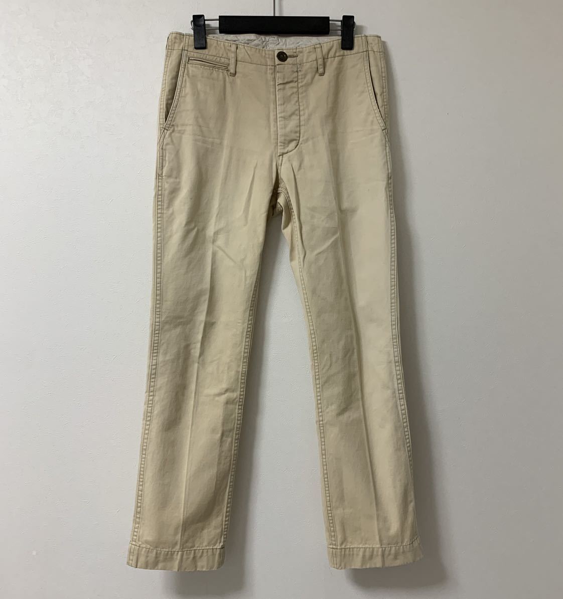 即納&大特価】 visvim ビズビム チノパン 1 スリム スラックス パンツ