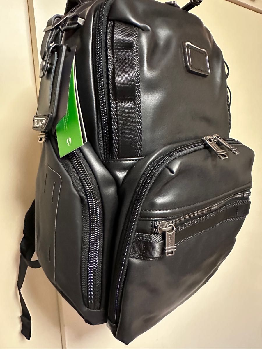 【未使用】TUMI「サーチ」ファイバーレザーバックパック