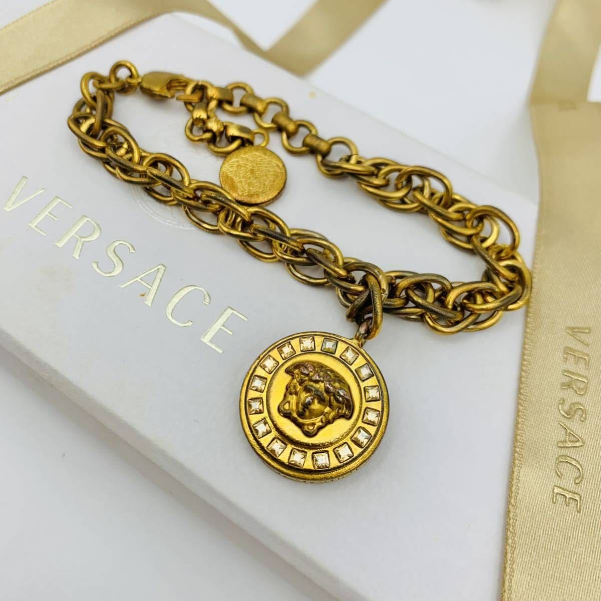 GIANNI VERSACE メデューサ ブレスレット 喜平 チェーン