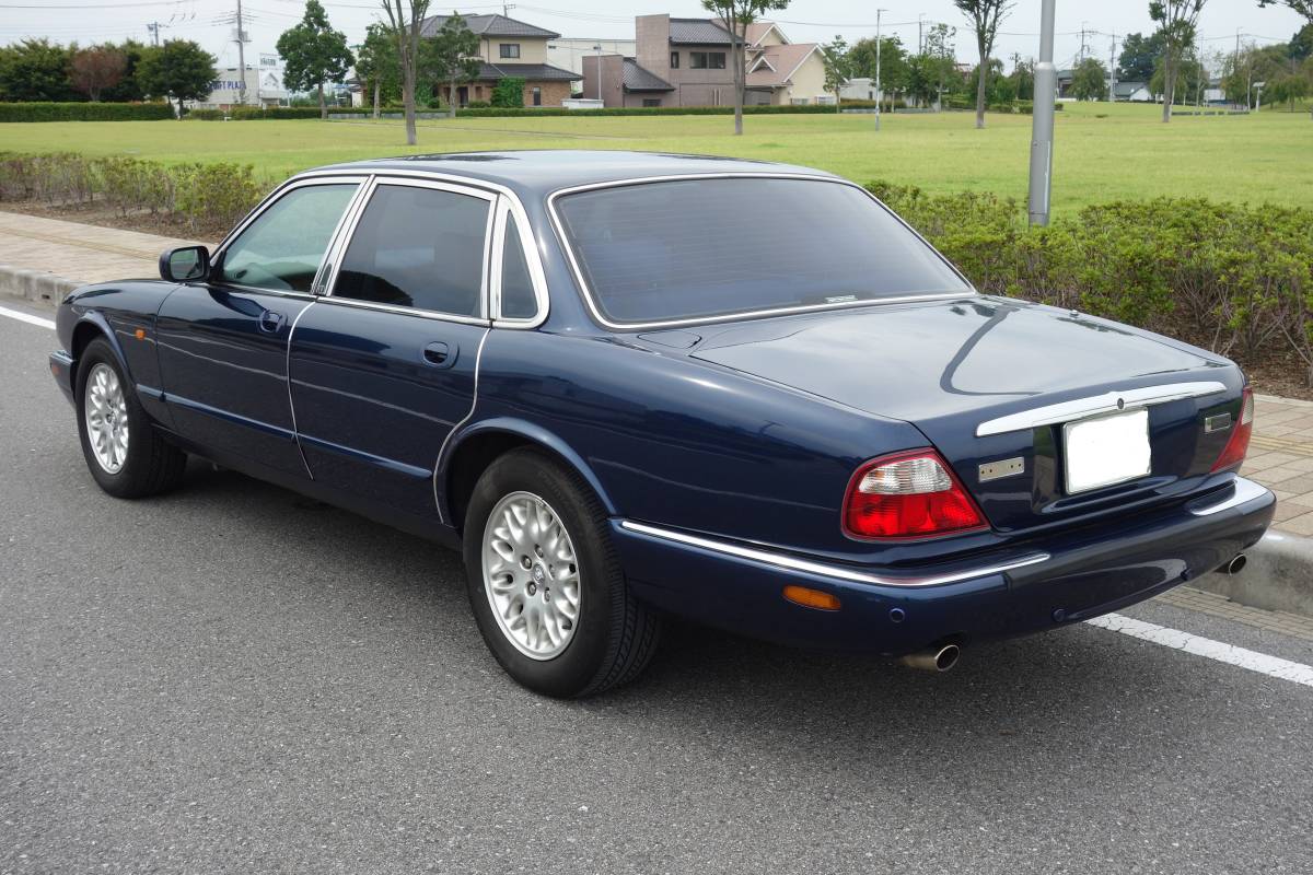 # снижение цены! быстрое решение 25 десять тысяч иен!2001 год Jaguar XJ темно-синий meta! популярный 3.2L! дилер обслуживание машина!!#