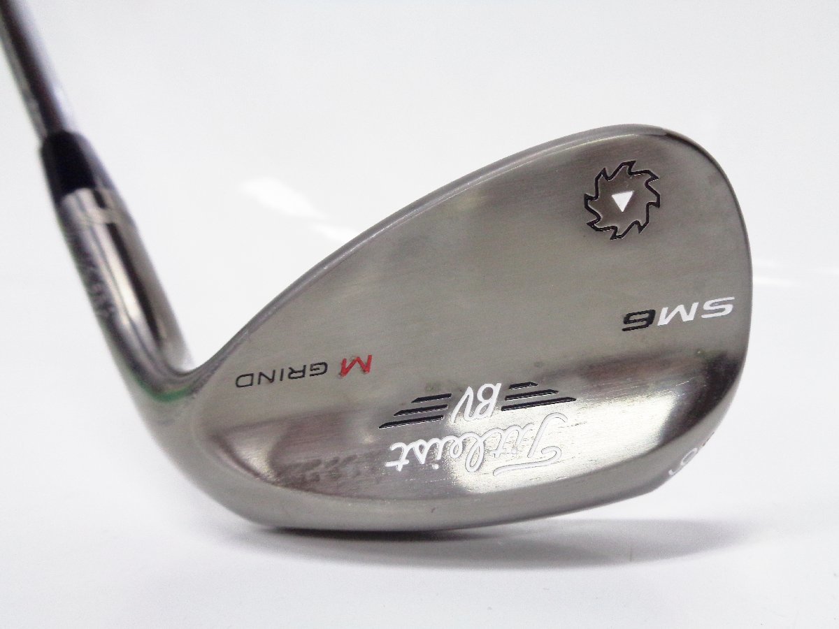 好評 SM6 ボーケイ 中古美品☆タイトリスト ウェッジ(ブラック)☆56