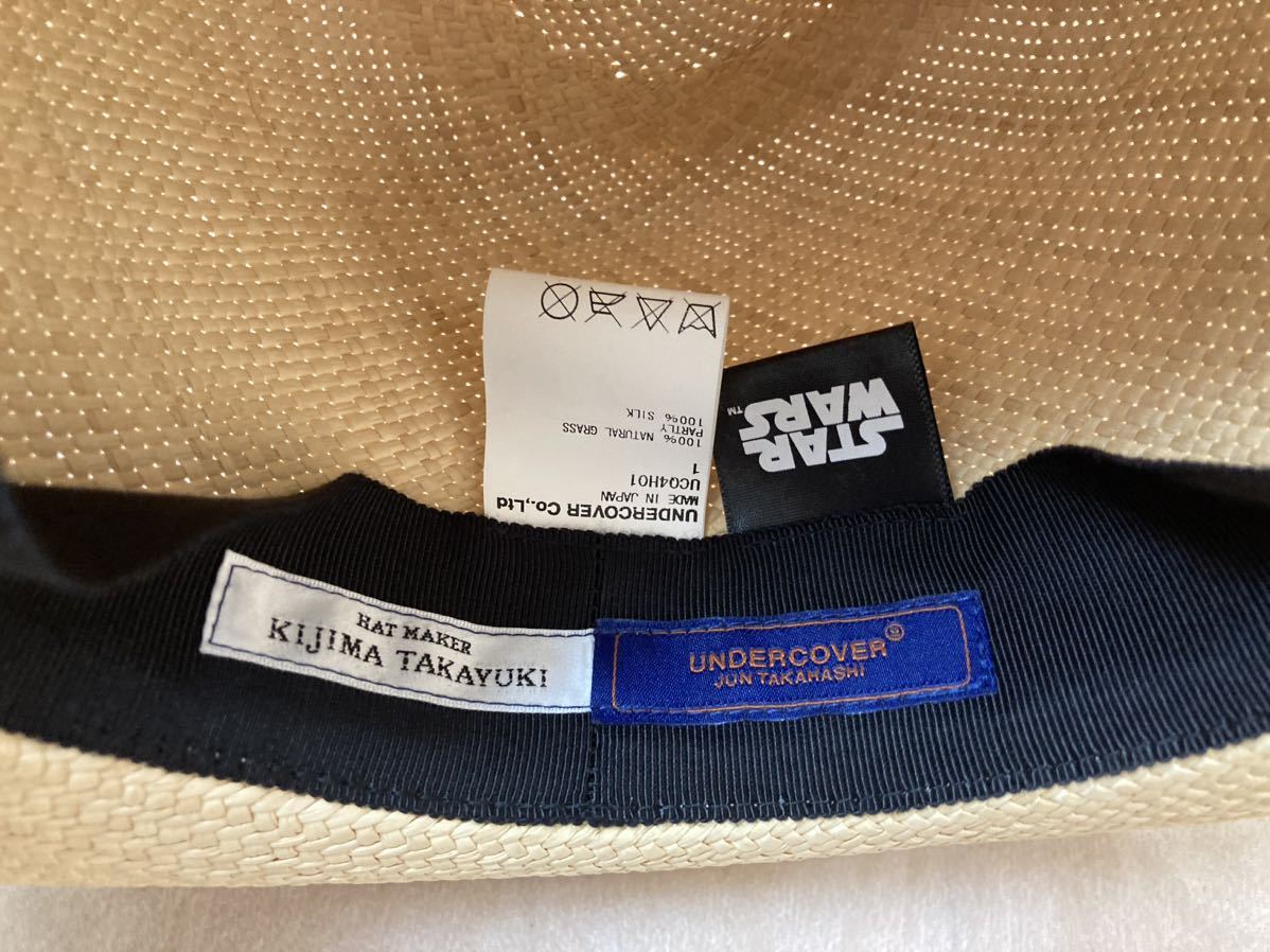 超希少 新品未使用 UNDERCOVER×STAR WARS×KIJIMA TAKAYUKI JEDI ストローハット アンダーカバー スターウォーズ 麦わら帽子 HAT ジェダイ