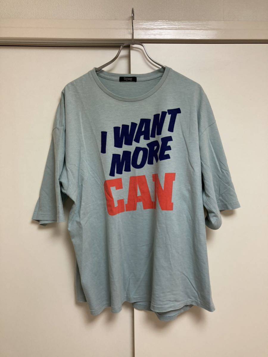 UNDERCOVER × CAN オフィシャルコラボ Tシャツ I WANT MORE アンダーカバー カン Kraut Rock クラウトロック カットソー オーバーサイズ