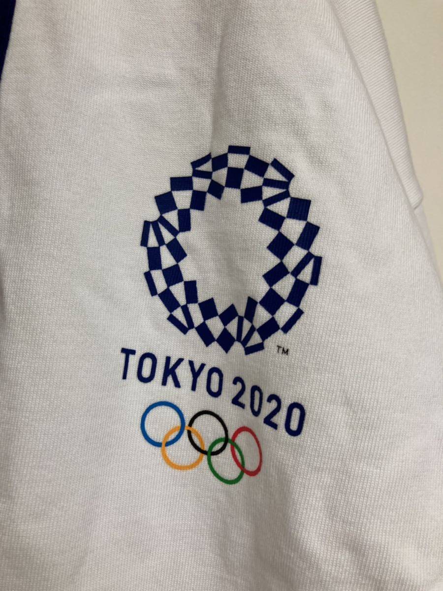 新品未使用 タグ付き TOKYO 2020 OFFICIAL LICENSED PRODUCT 半纏 法被 フリーサイズ 東京五輪 公式 コットン100% 羽織 はんてん はっぴ 綿