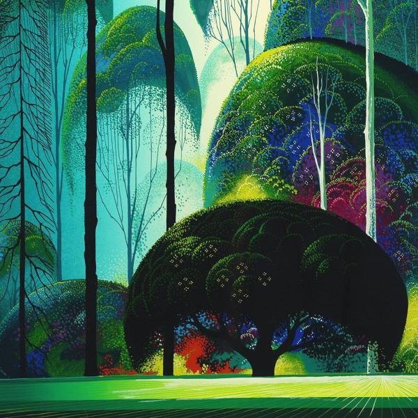 Eyvind earle アイヴァンド アール(アイベンロール) Yahoo!オークション - 【真作】【WISH】アイベン・ロール Eyvind