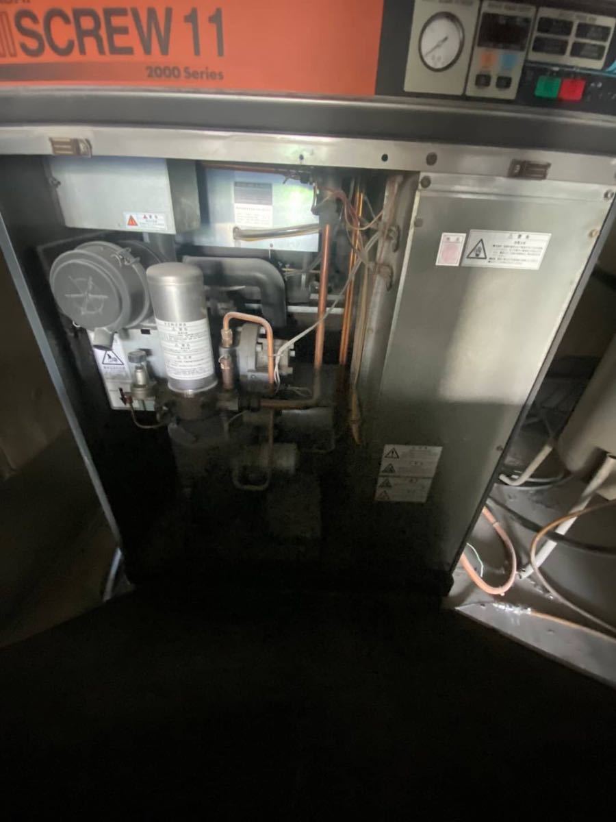 ○HITACHI SCREW 15馬力パッケージ エアーコンプレッサー OSP ○HITACHI SCREW 15馬力パッケージ エアーコンプレッサー OSP
