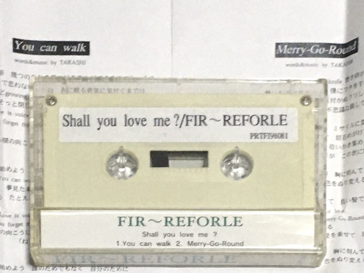 ◆ FIR~REFORLE　デモテープ 「 Shall you love me? 」V系 FAIRY FORE ヴィジュアル系_画像2