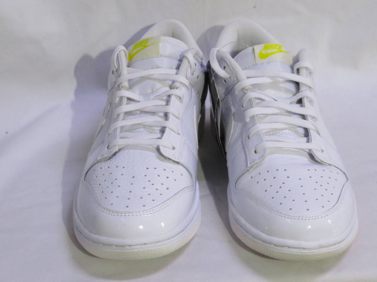 741 NIKE WMNS DUNK LOW 白 26.5の画像6