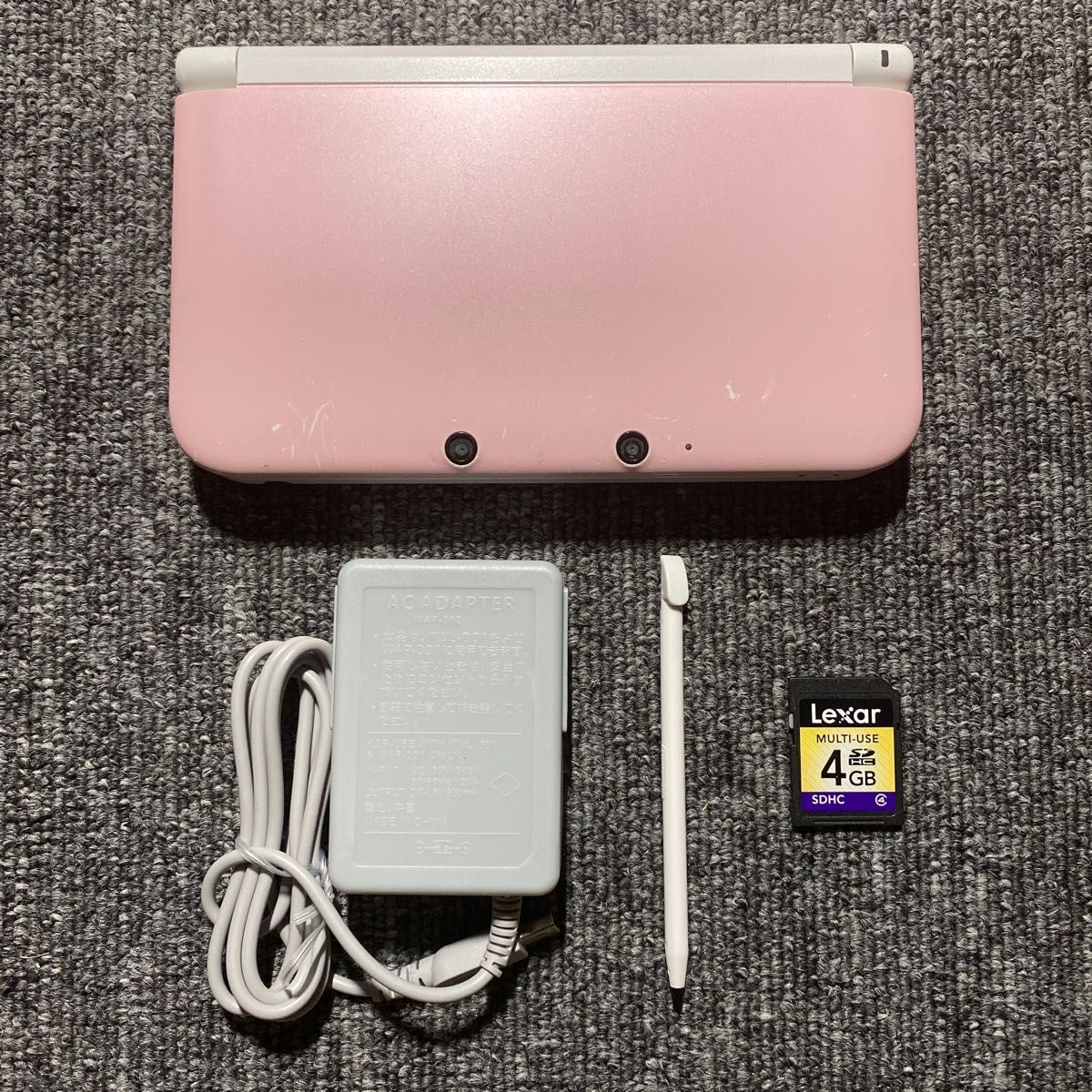 3DS ニンテンドー3DS LL ピンク×ホワイト 充電器付き Yahoo!フリマ（旧）-