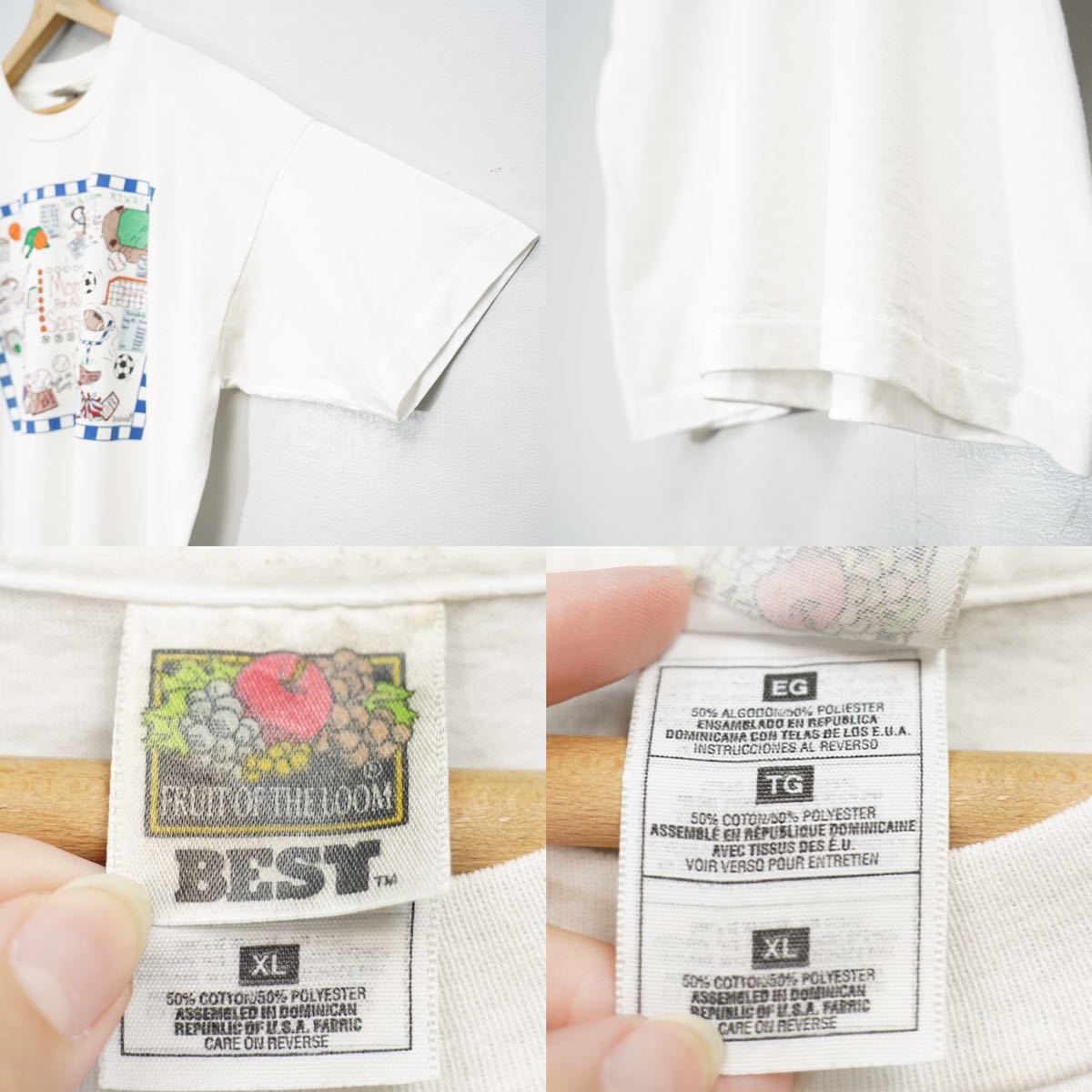 USA VINTAGE FRUIT OF THE LOOM SPORT DESIGN T SHIRT/アメリカ古着スポーツデザインTシャツ_画像10