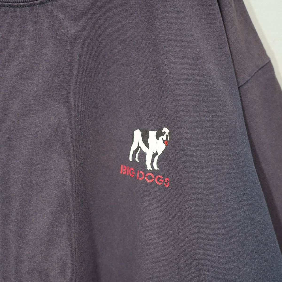 USA VINTAGE BIG DOGS DOGS PRINT DESIGN T SHIRT/アメリカ古着わんこプリントデザインTシャツ
