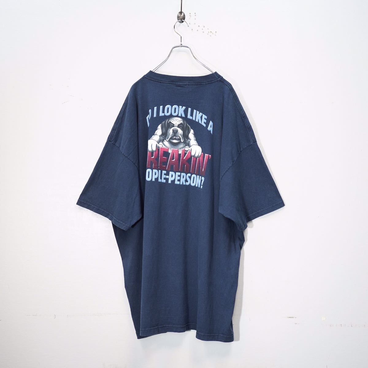 USA VINTAGE BIG DOGS DOG PRINT DESIGN T SHIRT MADE IN USA/アメリカ