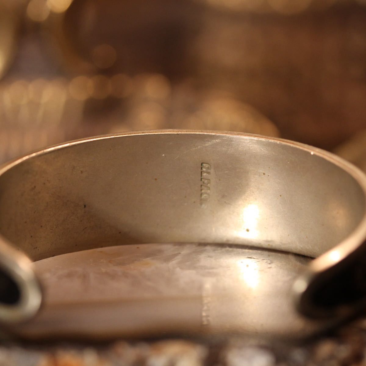 USA VINTAGE Alpaca Mexico NATIVE BANGLE/アメリカ古着 USA VINTAGE Alpaca Mexico NATIVE BANGLE/アメリカ古着