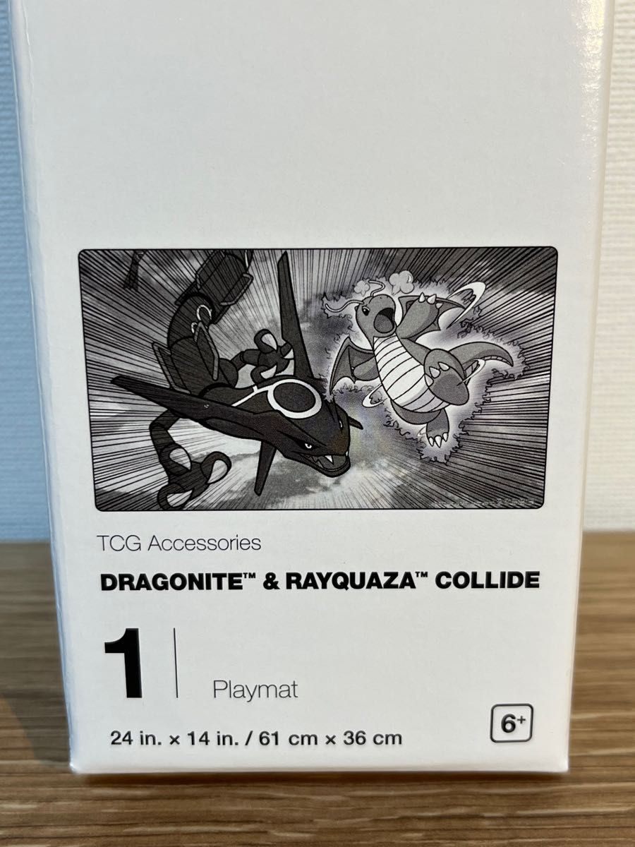 ポケカ】海外限定プレイマット DRAGONITE & RAYQUAZA COLLIDE ポケカ】海外限定プレイマット DRAGONITE & RAYQUAZA COLLIDE