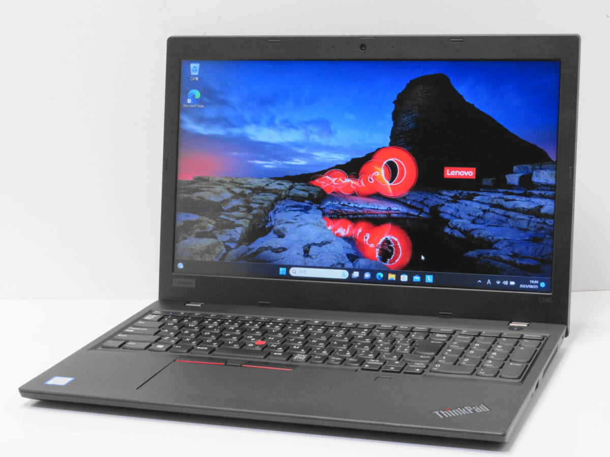 ★1円スタート 新品NVMe換装 第8世代Core i5 ThinkPad L590 Core i5 8265U 1.6GHz/8GB/新品NVMe256GB/WiFi/15.6HD/WebCam _画像1