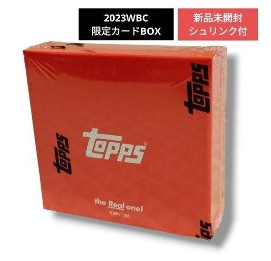 【新品未開封/限定】TOPPS WBC 侍ジャパン カード 完全受注 BOX