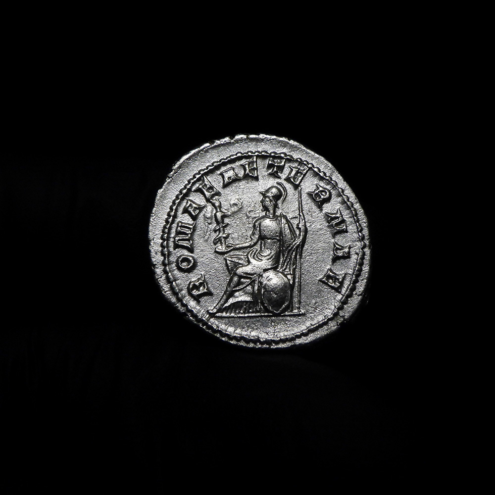 【古代ローマコイン】Gordian III（ゴルディアヌス3世）クリーニング済 シルバーコイン 銀貨 アントニニアヌス(c3BR4EEKRE)_画像6