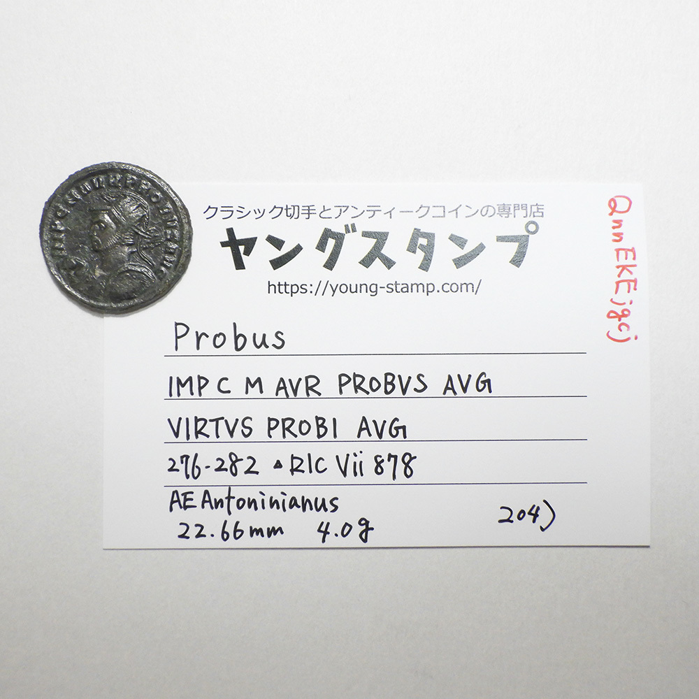 【古代ローマコイン】Probus（プロブス）クリーニング済 ブロンズコイン 銅貨 アントニニアヌス(QnnEKEjgcj)_画像9