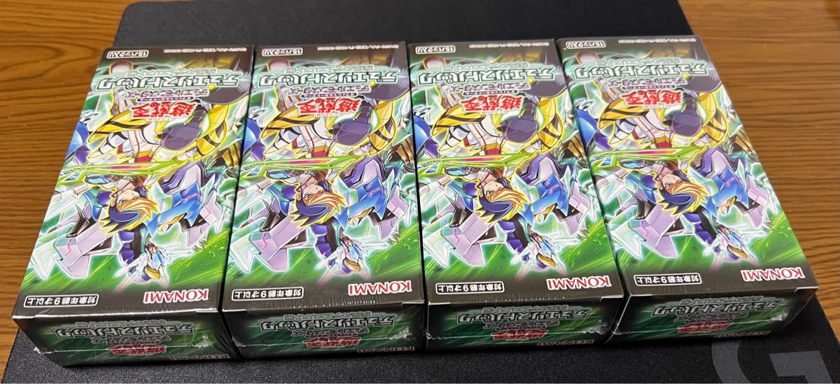 新品未開封 シュリンク付き 遊戯王ocg デュエリストパック 疾風のデュエリスト編 ４BOX