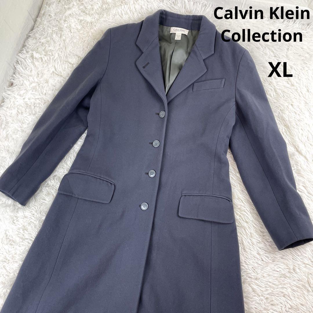 ファッション Calvin Klein Collection ロングコート XL ウール100 XL