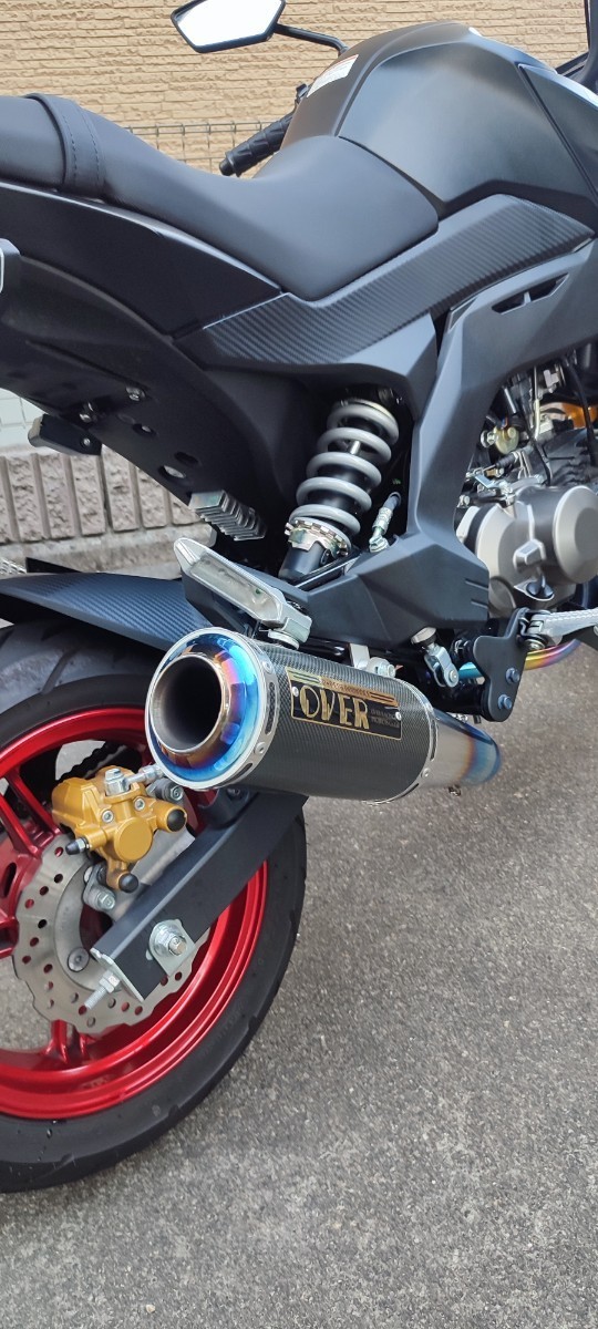 OVER RACING Z125pro マフラー本体 GP-PERFORMANCE XL OVER RACING Z125pro マフラー本体 GP-PERFORMANCE XL