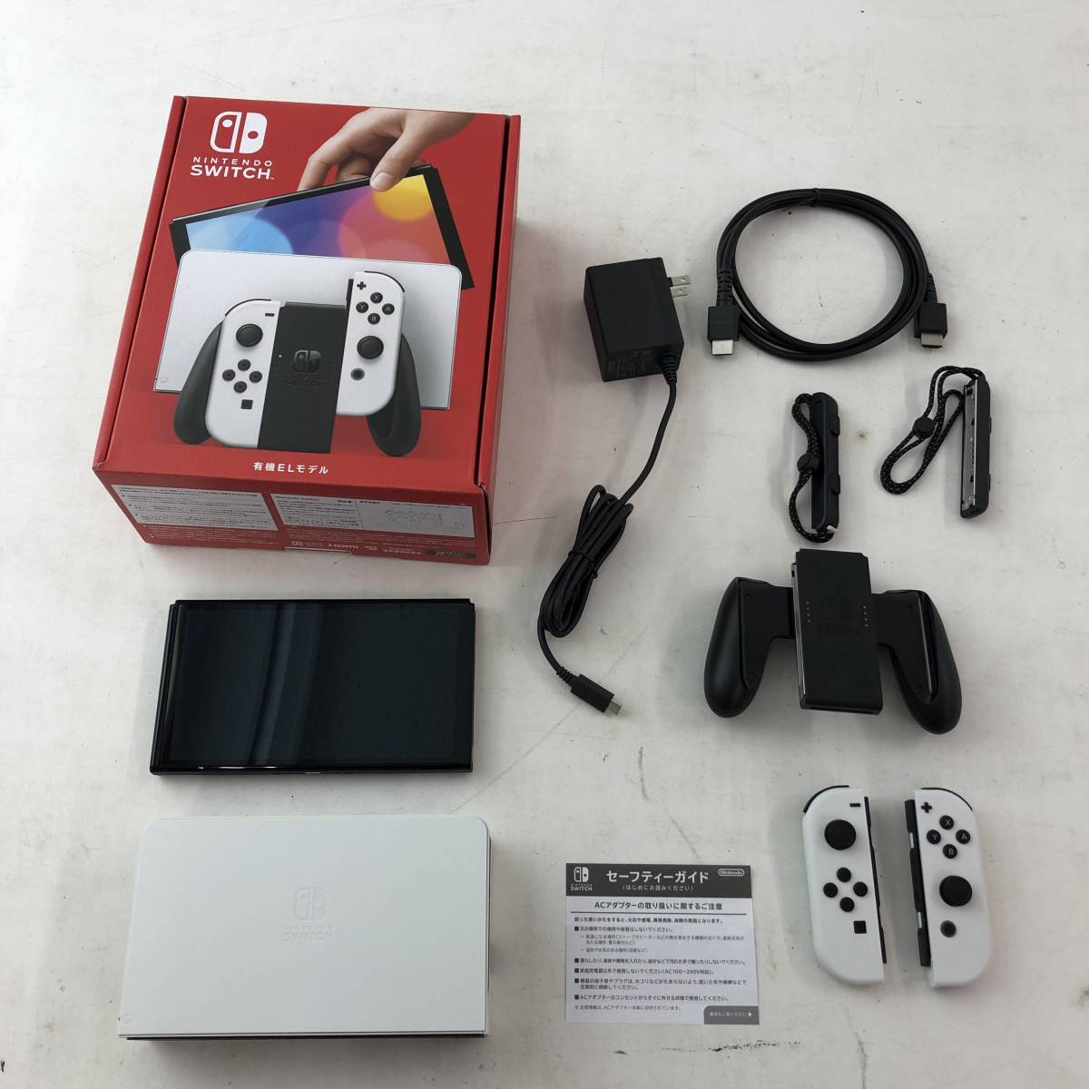 １円～】Nintendo Switch 有機ELモデル 本体 白 未使用品 【中古品